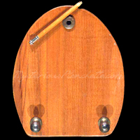 Weyers Brothers "Ouija-Planchette" Bottom. Note ball-bearing castors. 